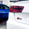 original.png 1 pcs Black Audi S6 Metal Emblem Sticker