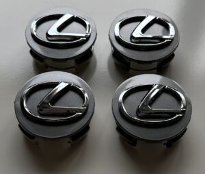 original.jpeg 4 pcs (Set) 62mm - 2.44inch Gray Lexus Wheel Center Hub Caps