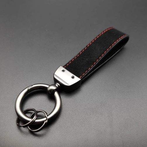 original.png 1 pcs High Quality Alcantara Porsche Keychain