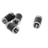 original.png 4 pcs (Set) Black Carbon Tire Valve Dust Caps for AMG