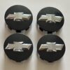 original.jpeg 4 pcs (Set) 83mm - 3.26inch Black Chevrolet Wheel Center Hub Caps
