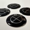original.jpeg 4 pcs (Set) 65mm - 2.56inch Full Black BMW Wheel Center Hub Caps Stickers