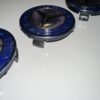 original.jpeg 4 pcs (Set) 75mm - 2.95inch Silver & Blue Mercedes Benz Wheel Center Hub Caps