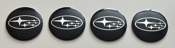 original.jpeg 4 pcs (Set) 56mm - 2.20inch Black Subaru Wheel Center Hub Caps Stickers