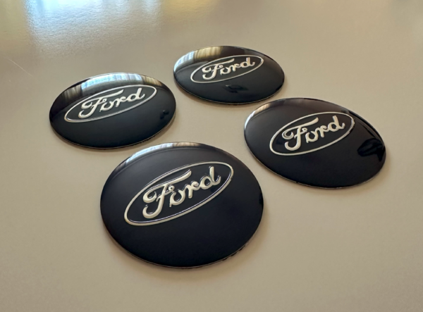 original.png 4 pcs (Set) 56mm - 2.20inch Dark Blue Ford Wheel Center Hub Caps Stickers