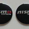 original.jpeg 4 pcs (Set) 56mm - 2.20inch Black Nismo Sportsline Wheel Center Hub Caps Stickers