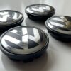 original.jpeg 4 pcs (Set) 70mm - 2.75inch Black Volkswagen Wheel Center Hub Caps for Touareg