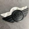 original.png 1 pcs Black Matte 3D Mini Cooper Metal Emblem Sticker for Hood & Trunk