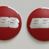 original.jpeg 4 pcs (Set) 70mm - 2.75inch Red & Silver BBS Wheel Center Hub Caps Stickers