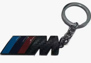 original.png 1 pcs High Quality Black Carbon BMW Metal Keychain