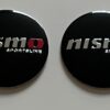 original.jpeg 4 pcs (Set) 56mm - 2.20inch Black Nismo Sportsline Wheel Center Hub Caps Stickers
