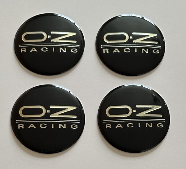 original.jpeg 4 pcs (Set) 65mm - 2.56inch Black OZ Racing Wheel Center Hub Caps Stickers