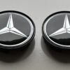 original.jpeg 4 pcs (Set) 69mm - 2.71inch Black Mercedes Benz Wheel Center Hub Caps