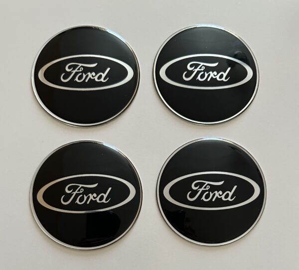 original.jpeg 4 pcs (Set) 65mm - 2.56inch Black Ford Wheel Center Hub Caps Stickers