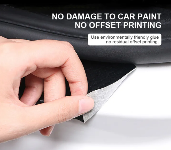 original.png 4 pcs Carbon Fiber Car Door Sill Scuff Protector Set for Mercedes Benz - Anti-Scratch Strip (Red Logo)