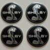 original.jpeg 4 pcs (Set) 56mm - 2.20inch Black Shelby Wheel Center Hub Caps Stickers