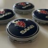 original.jpeg 4 pcs (Set) 63mm - 2.48inch Dark Blue SAAB Wheel Center Hub Caps