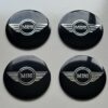 original.jpeg 4 pcs (Set) 56mm - 2.20inch Black Mini Cooper Logo Wheel Center Hub Caps Stickers