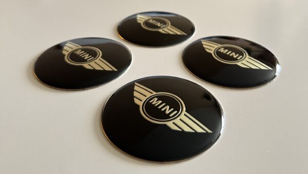 original.jpeg 4 pcs (Set) 65mm - 2.56inch Black Mini Cooper Wheel Center Hub Caps Stickers