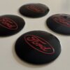 original.jpeg 4 pcs (Set) 56mm - 2.20inch Black & Red Ford Wheel Center Hub Caps Stickers