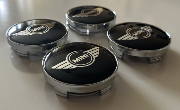 original.jpeg 4 pcs (Set) 60mm - 2.36inch Black Mini Cooper Wheel Center Hub Caps 2