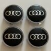 original.jpeg 4 pcs (Set) 68mm - 2.68inch Black Audi Wheel Center Hub Caps
