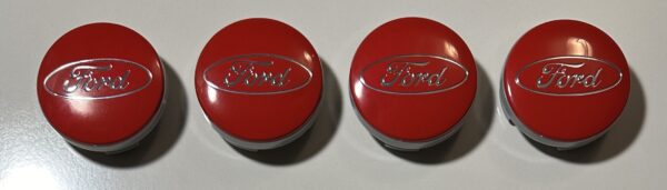 original.jpeg 4 pcs (Set) 54mm - 2.13inch Red Ford Wheel Center Hub Caps