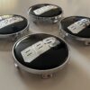 4 pcs (Set) 68mm - 2.68inch Black & Silver BBS Wheel Center Hub Caps