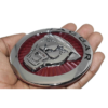 original.png 1 pcs 70mm Red & Silver Jaguar Logo Hood Emblem