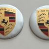 original.jpeg 4 pcs (Set) 56mm - 2.20inch Silver Porsche Wheel Center Hub Caps Stickers