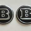 original.jpeg 4 pcs (Set) 56mm - 2.20inch Black BRABUS Wheel Center Hub Caps Stickers