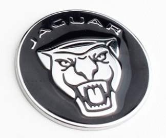 original.png 1 pcs Black Jaguar Metal Emblem Sticker For Shift Gear Knob