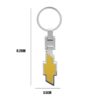 original.jpeg 1 pcs High Quality Yellow Chevrolet Metal Keychain