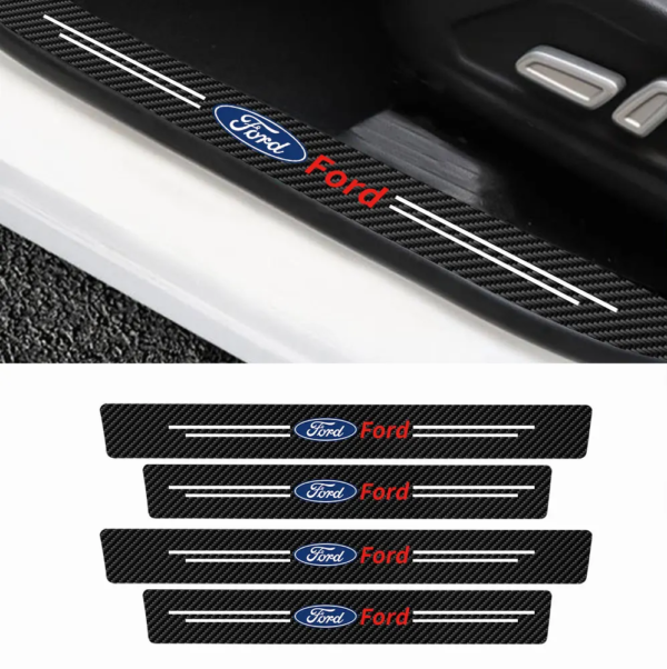 original.png 4 pcs Carbon Fiber Car Door Sill Scuff Protector Set for Ford - Anti-Scratch Strip (1)