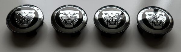 original.jpeg 4 pcs (Set) 58mm - 2.28inch Black Jaguar Wheel Center Hub Caps