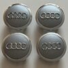 original.jpeg 4 pcs (Set) 69mm - 2.72inch Glossy Gray Audi Wheel Center Hub Caps