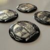 original.jpeg 4 pcs (Set) 65mm - 2.56inch Black & Silver Mercedes AMG Affalterbach Wheel Center Hub Caps Stickers