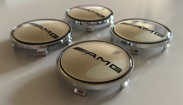 original.jpeg 4 pcs (Set) 68mm - 2.68inch Silver AMG Wheel Center Hub Caps