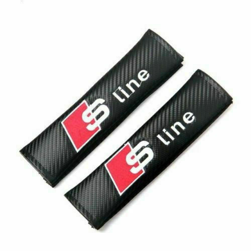 original.jpeg 2 pcs Audi S Line Car Styling Safety Belt Cover Protection Shoulder Pad Cushion Harness Pad