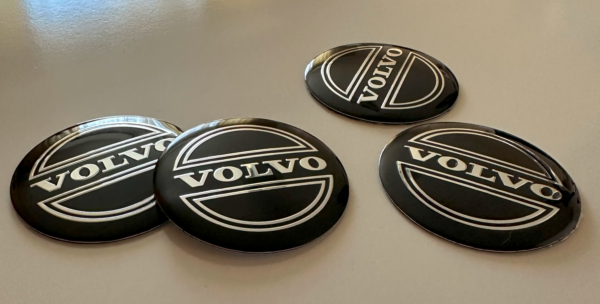 original.png 4 pcs (Set) 56mm - 2.20inch Black Volvo Wheel Center Hub Caps Stickers