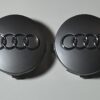 original.jpeg 4 pcs (Set) 60mm - 2.36inch Matte Gray Audi Wheel Center Hub Caps (4B0601170)
