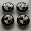 original.jpeg 4 pcs (Set) 68mm - 2.68inch Black & White BMW Wheel Center Hub Caps