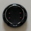 original.jpeg 4 pcs (Set) 69mm - 2.72inch Black & Red Audi Wheel Center Hub Caps