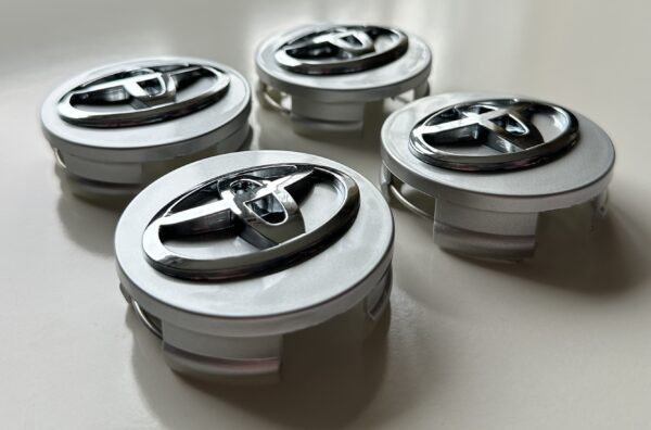 original.jpeg 4 pcs (Set) 62mm - 2.44inch Silver Toyota Wheel Center Hub Caps