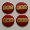 original.jpeg 4 pcs (Set) 56mm - 2.20inch Red & Gold BBS Wheel Center Hub Caps Stickers