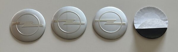 original.jpeg 4 pcs (Set) 56mm - 2.20inch Silver Opel Wheel Center Hub Caps Stickers