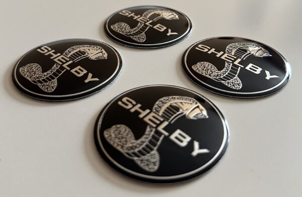 original.jpeg 4 pcs (Set) 56mm - 2.20inch Black Shelby Wheel Center Hub Caps Stickers