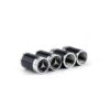 original.jpeg 4 pcs (Set) Black Carbon Tire Valve Dust Caps for Mercedes Benz