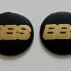 original.jpeg 4 pcs (Set) 56mm - 2.20inch Black & Gold BBS Wheel Center Hub Caps Stickers