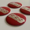 original.jpeg 4 pcs (Set) 56mm - 2.20inch Red & Silver BBS Wheel Center Hub Caps Stickers